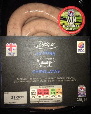 12 outdoor bred chipolata