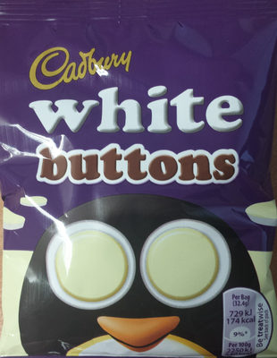 Cadbury buttons chocolate pieces white chocolate