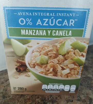 0% azúcar manzana y canela