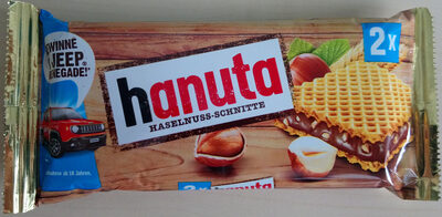 2x Hanuta Haselnuss-Schnitte