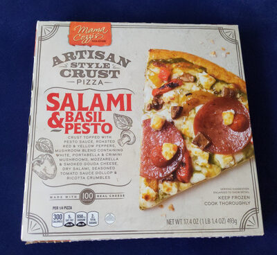 Artisan Style Crust Pizza - Salami & Basil Pesto