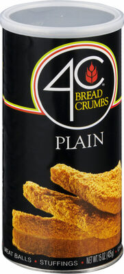 4c, plain bread crumbs